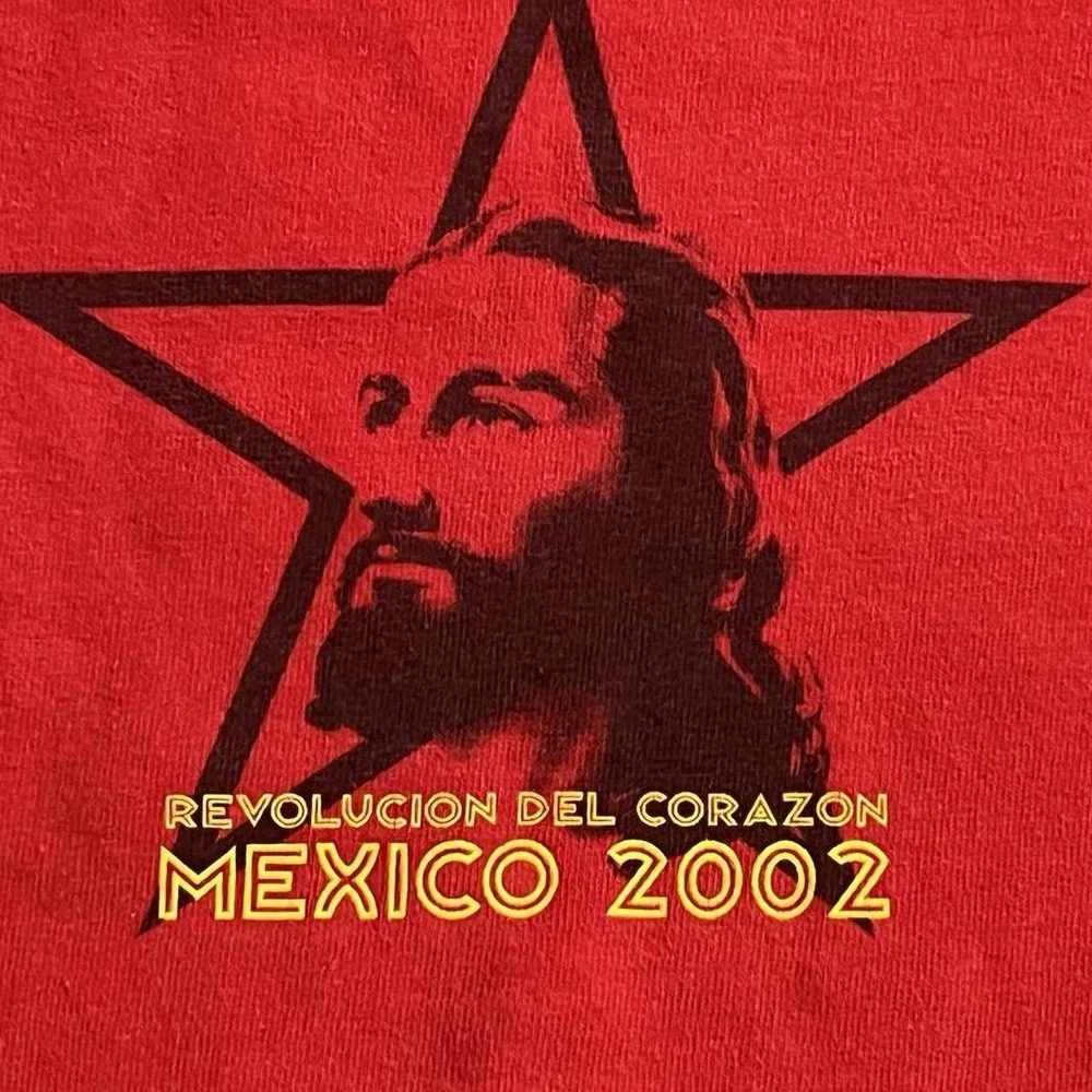 Vintage Jesus Short Sleeve T-Shirt Size Medium Y2K 2000s Mexico